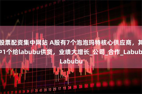 股票配资集中网站 A股有7个泡泡玛特核心供应商，其中1个给labubu供货，业绩大增长_公司_合作_Labubu